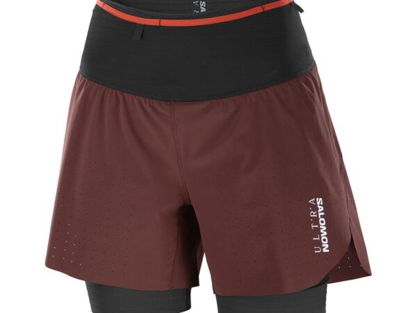 Short S/lab Ultra 2 En 1 Decadent Chocolate - Femme