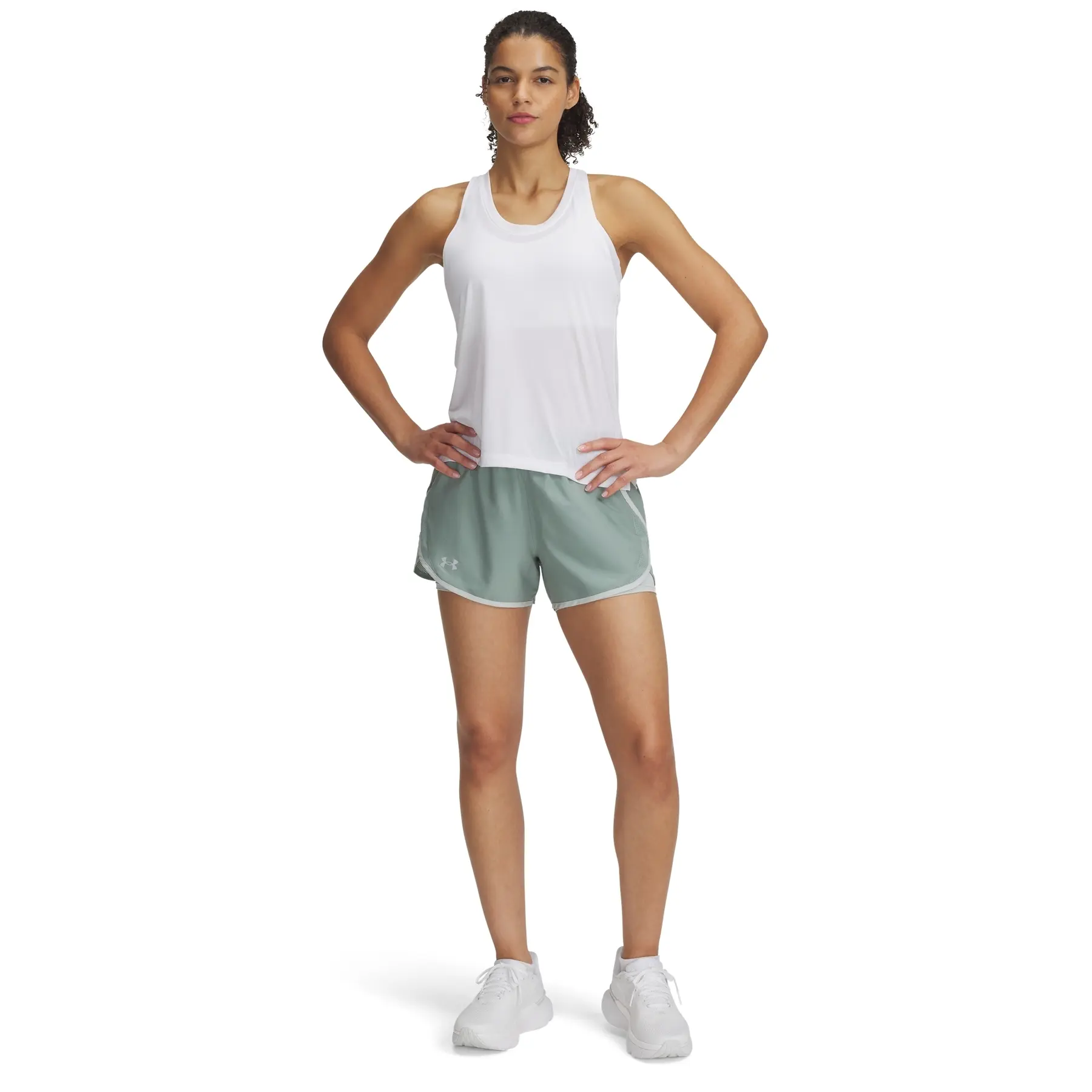 Short tissé 2 en 1 femme Under Armour Fly-By