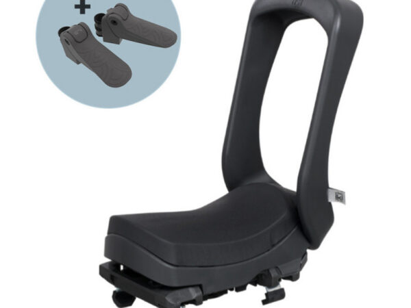Siège vélo enfant Urban Iki Junior - Noir/Noir