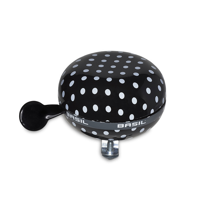 Sonnette Basil Polka - Noir/pois blanc