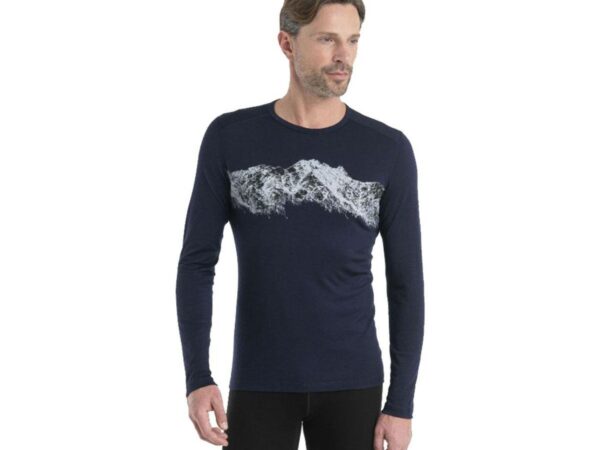 Sous Couche Merino 200 Oasis Graphique Col Rond - Homme