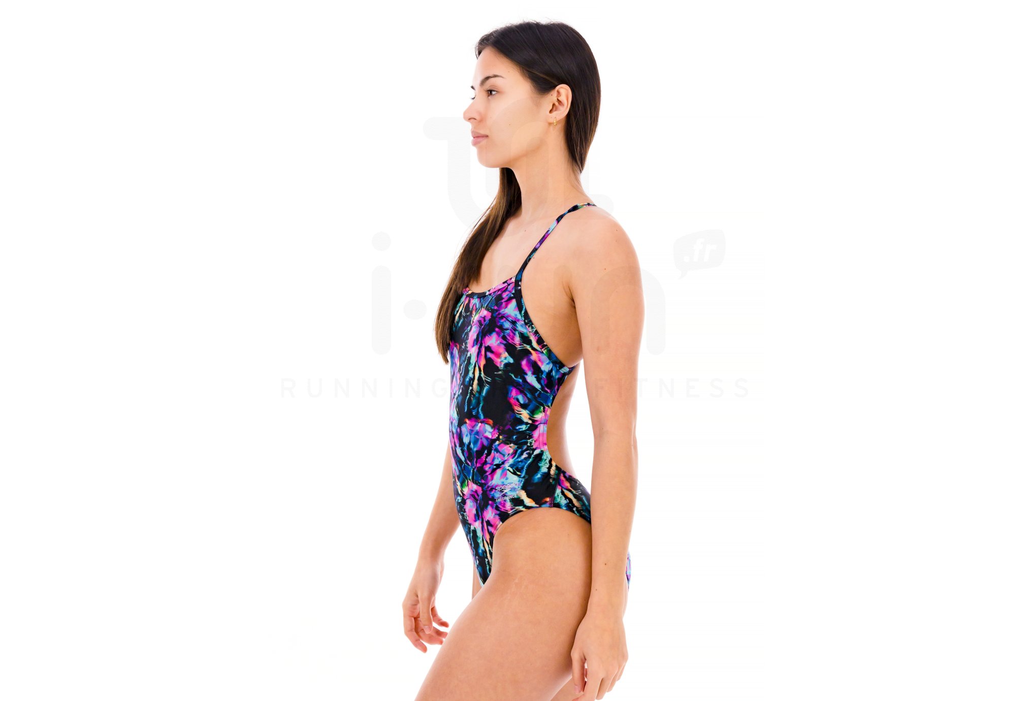 Speedo Solid V-Back 2.0 Printed