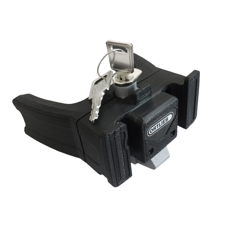 Support au guidon Ortlieb verrouillable pour VAE compatible KlickFix - E207