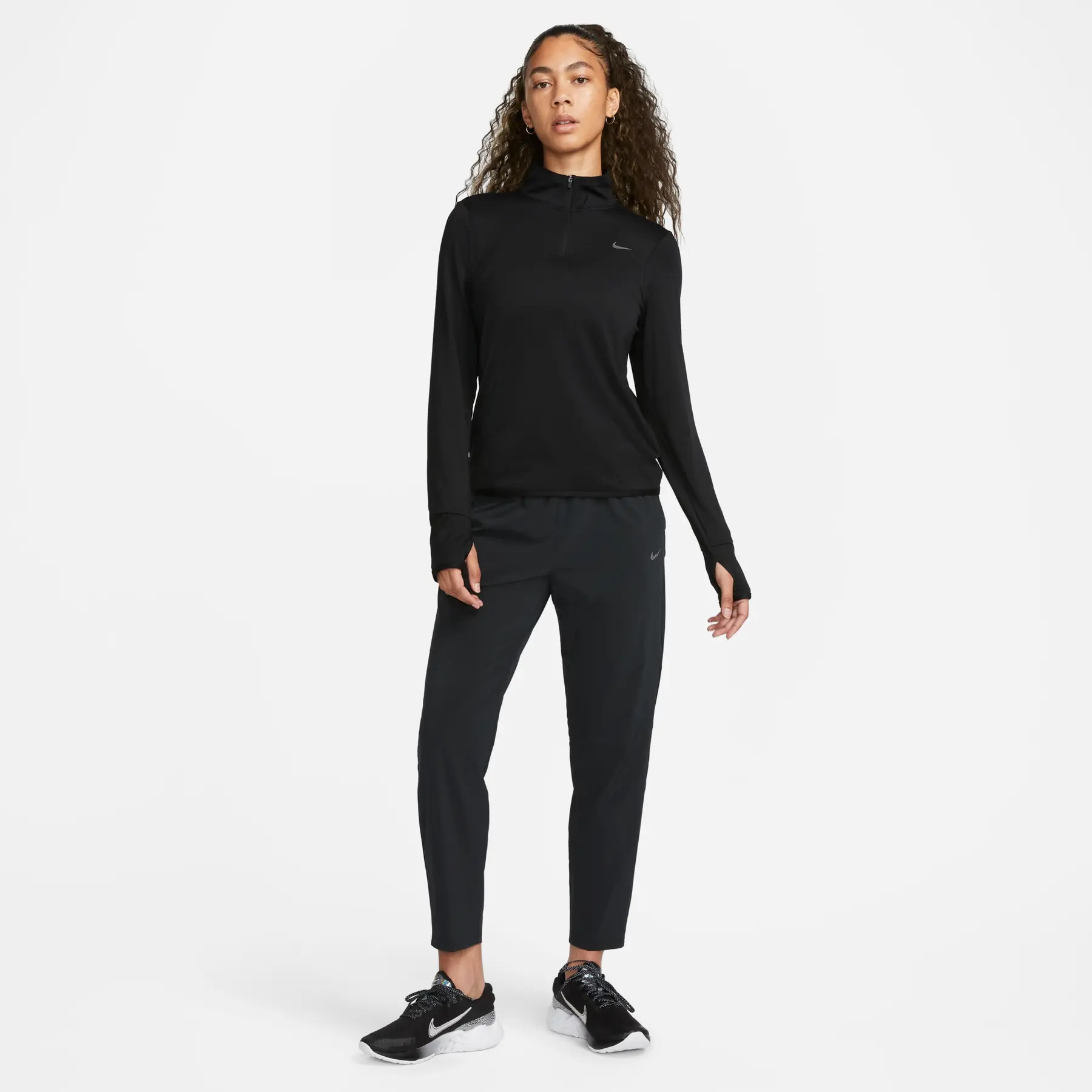 Sweatshirt 1/2 zip femme Nike Swift Element Dri-FIT UV