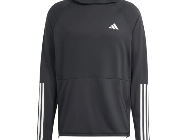 Sweatshirt à capuche adidas Own the Run 3 Stripes