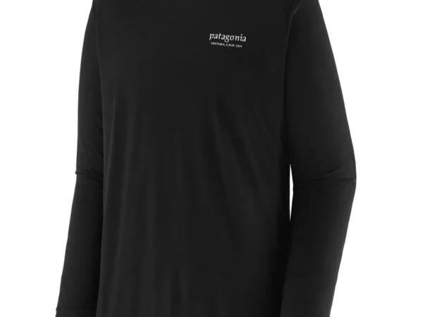 T-shirt manches longues en mélange de laine mérinos Patagonia Cap Cool Graphic