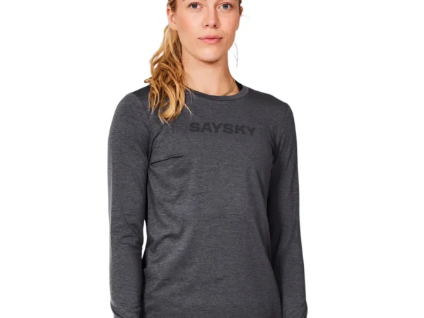 T-shirt manches longues femme Saysky Logo Pace