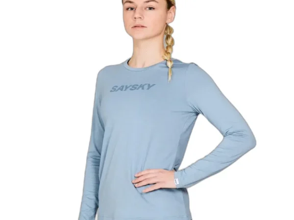 T-shirt manches longues femme Saysky Pace Logo