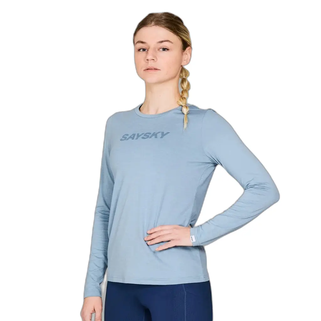 T-shirt manches longues femme Saysky Pace Logo