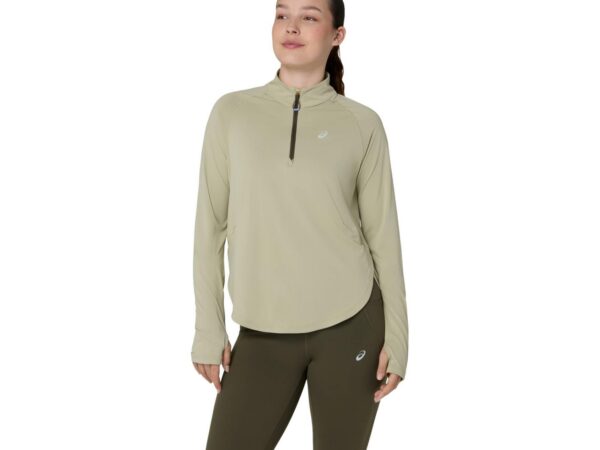 T-shirt Manches Longues Nagino Run 1/4 Zip - Femme