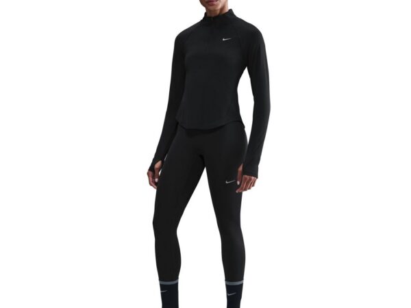 Tempo Swoosh Half Zip Long Sleeve Shirt