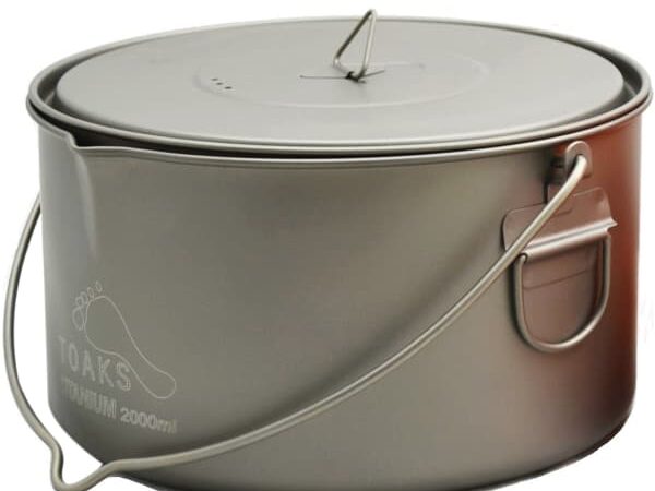 TOAKS TITANIUM 2000ML POT WITH BAIL HANDLE