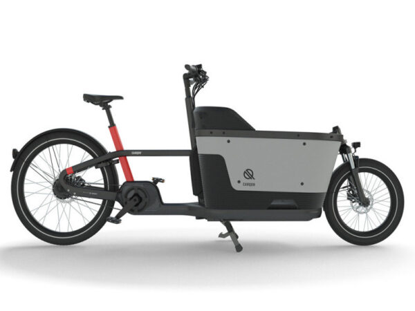 Vélo cargo électrique Carqon Cruise - 500 Wh, Enviolo N380, Noir / Rouge