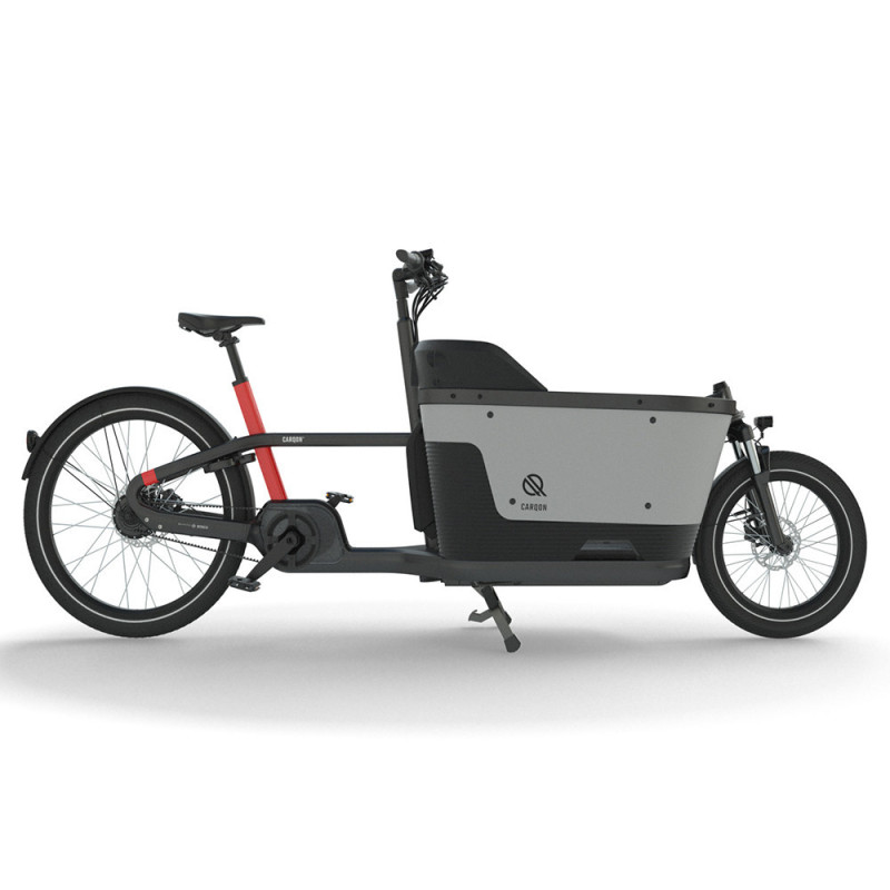 Vélo cargo électrique Carqon Cruise - 500 Wh, Enviolo N380, Noir / Rouge
