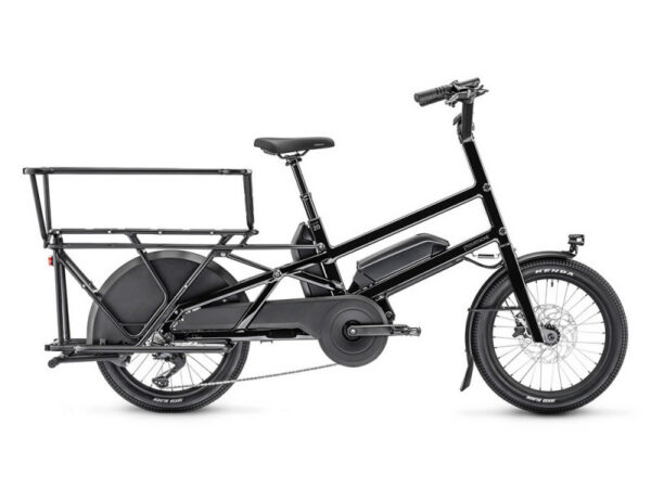 Vélo cargo électrique Moustache Lundi 20 Cargo 3 - Dual - 2 x 500 Wh, Équipé