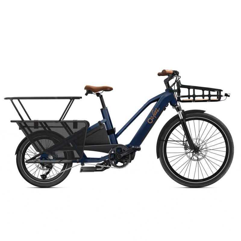 Vélo cargo électrique O2feel Equo 3 - 720 Wh, Sans Pack Family, Unique