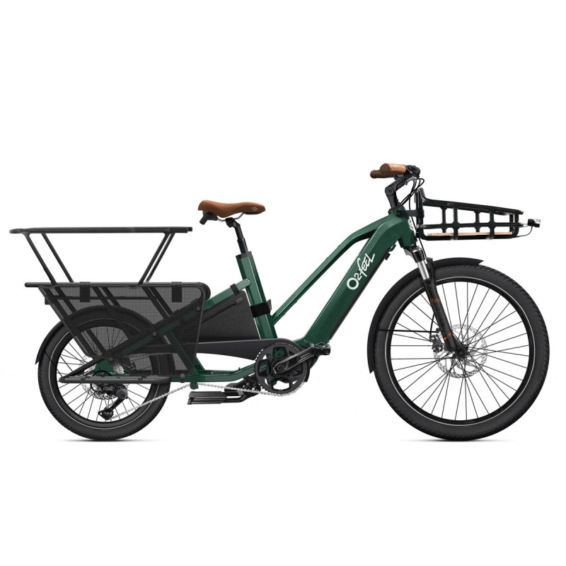 Vélo cargo électrique O2feel Equo 4.1 - 720 Wh, Avec Pack Family, Unique