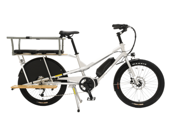 Vélo cargo électrique Yuba Kombi E5 - 418 Wh, Family edition (pegs)