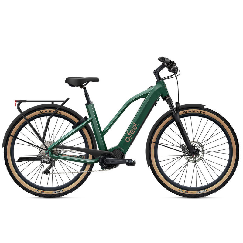 Vélo de randonnée électrique O2feel Vern Adventure Power 8.1 - 432 Wh, S/47 (27.5"), Trapèze