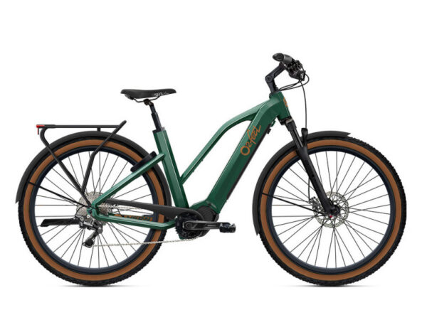 Vélo de randonnée électrique O2feel Vern Adventure Power 8.2 - 720 Wh, S/47 (27.5"), Trapèze