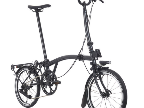 Vélo pliant Brompton P Line Explore 12 vitesses - Guidon H - Avec, Midnight Black, Standard