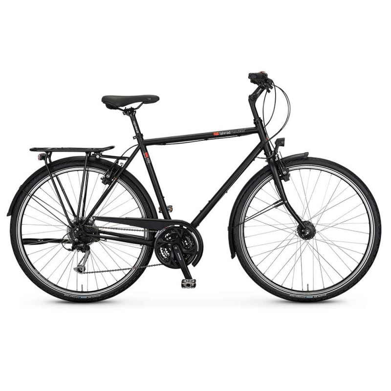 Vélo trekking VSF Fahrradmanufaktur T-100 - Shimano Alivio 27V / HS11 (2023) - Trapèze