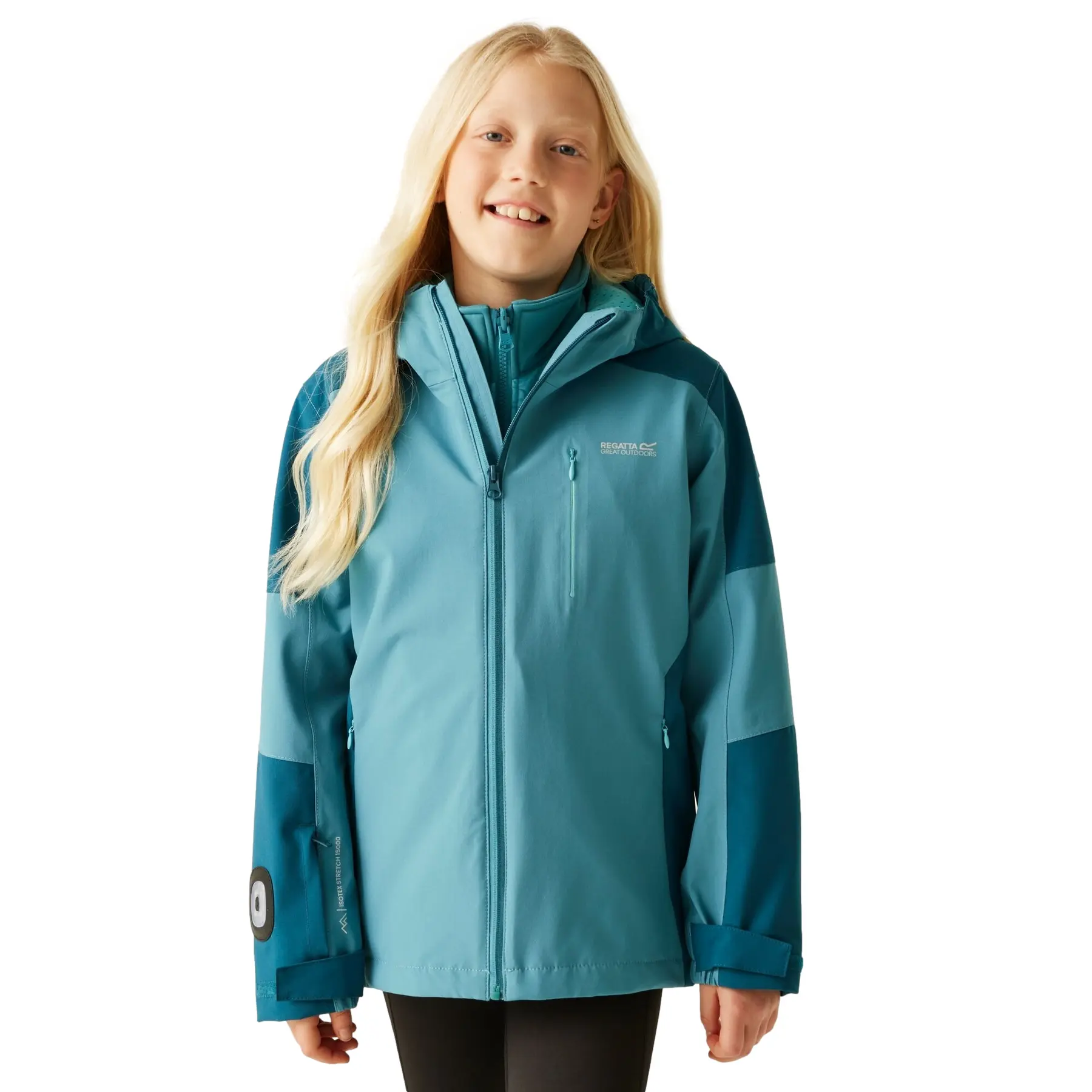 Veste de randonnée 3 en 1 fille Regatta Trekktain II