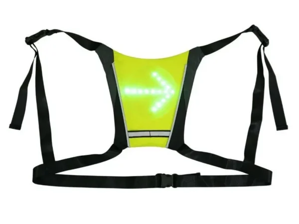 Veste-Gilet-Baudrier avec signalisation et indicateur direction telecommande Cintre Sans Fil Rechargeable Usb P2R