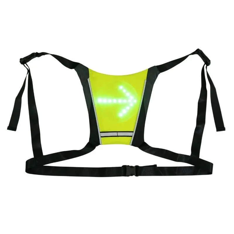 Veste-Gilet-Baudrier avec signalisation et indicateur direction telecommande Cintre Sans Fil Rechargeable Usb P2R