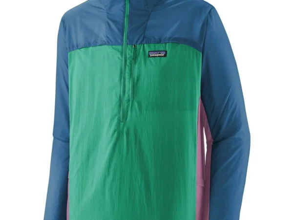 Veste imperméable 1/2 zip Patagonia Houdini Stash