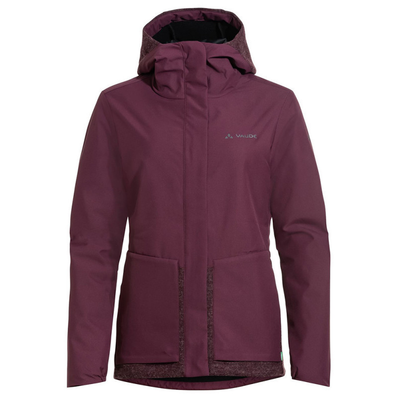Veste vélo femme Vaude Cyclist Padded IV - cassis ou black (2022) - Cassis