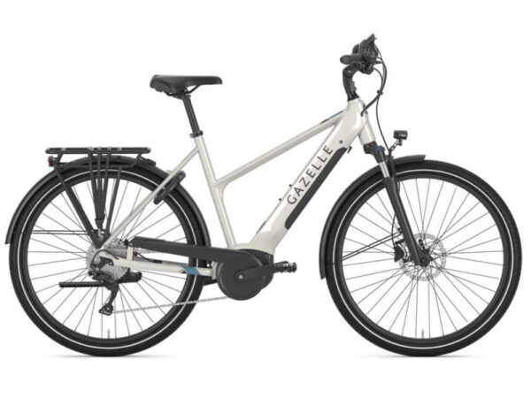 VTC électrique Gazelle Medeo T10 HMB (2023) - 500 Wh, Trapèze