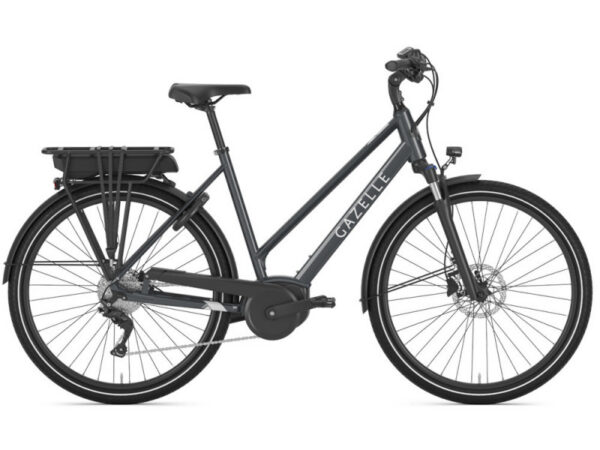 VTC électrique Gazelle Medeo T9 HMB (2023) - 400 Wh, Trapèze