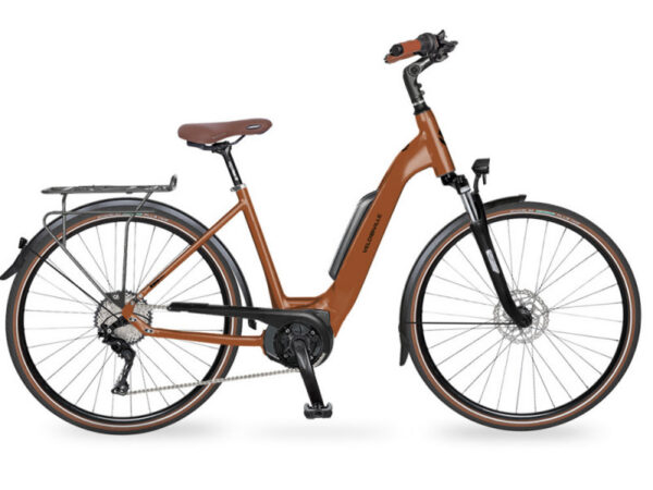 VTC électrique VELO DE VILLE AEB 800 Action - 500 Wh, Oui, Sahara Brown