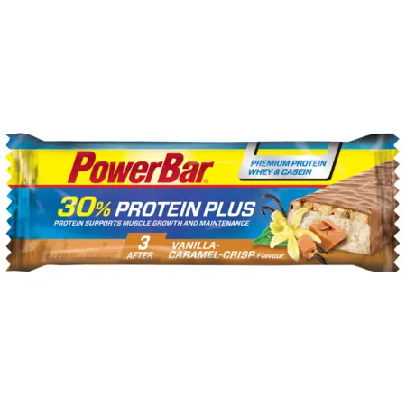 Barres PowerBar ProteinPlus 30 % - Caramel- Vanilla crisp