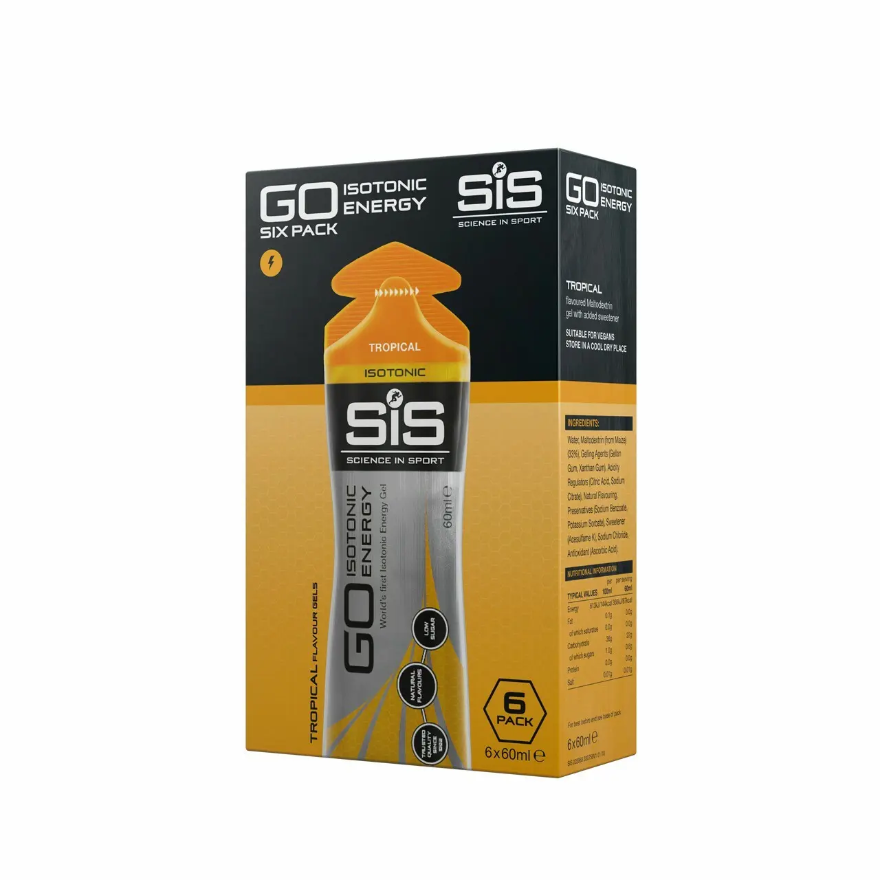 Boisson isotonique Science in Sport Go Isotonic - Tropical - 60 m