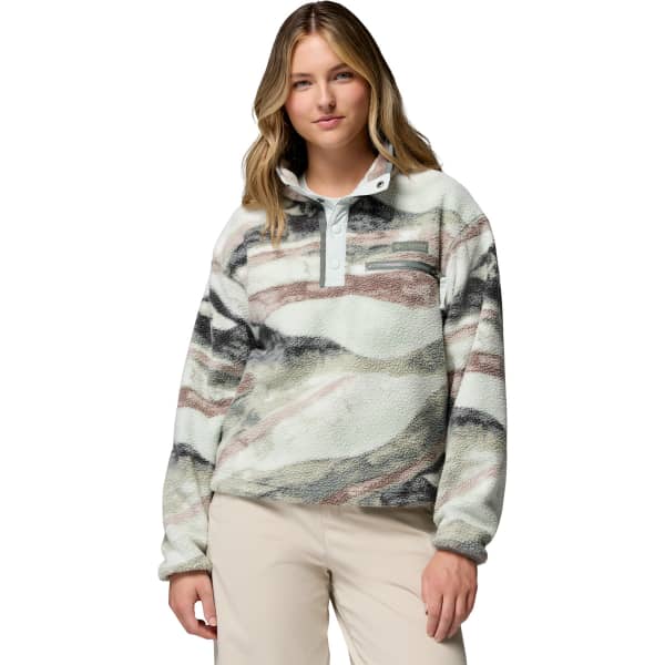 COLUMBIA HELVETIA II PRINTED CROPPED HALF SNAP W