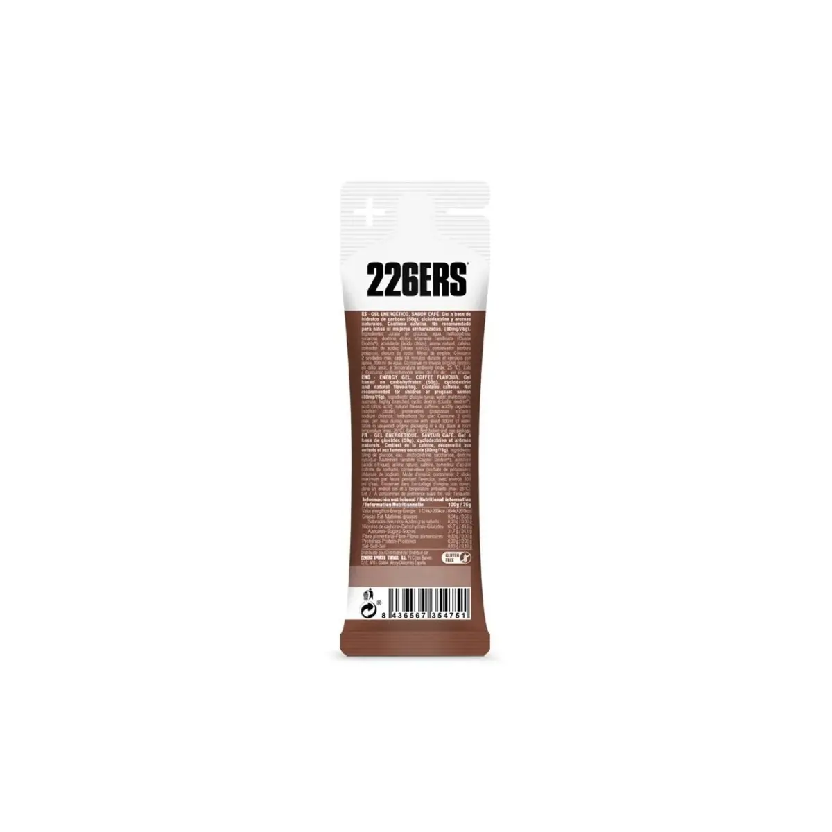 Gel énergétique fructose 226ERS Speculoos (x8)