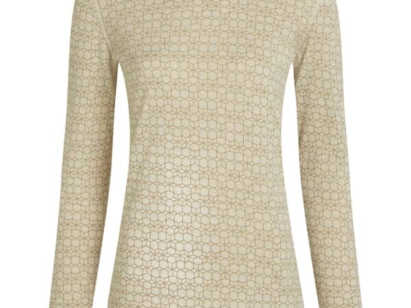 ICEBREAKER W MERINO 260 TECH VERTEX LS CREWE ALPINE GEO