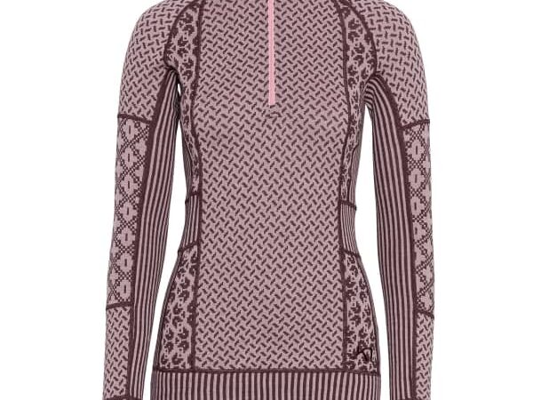 KARI TRAA SMEKKER HALF ZIP BASE LAYER - 100% MERINO WOOL