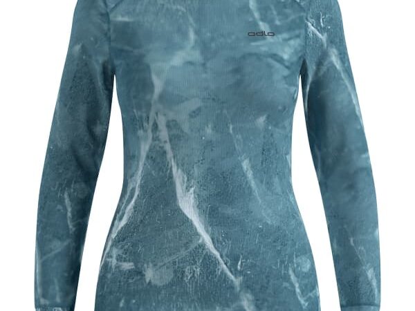 ODLO ACTIVE WARM X FROZEN LAKE BL TOP CREW NECK L/S W