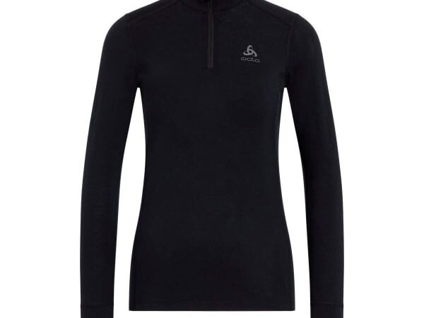 ODLO MERINO 200 BL TOP TURTLE NECK L/S HALF ZIP W