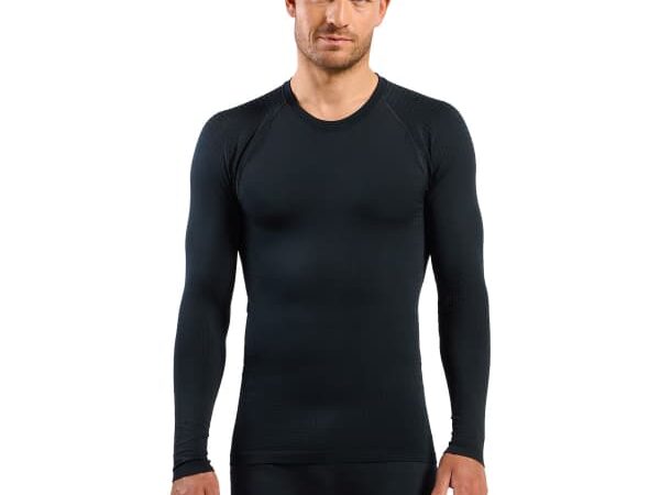 ODLO PERFORMANCE WARM BL TOP CREW NECK L/S