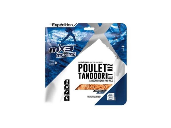 Repas Lyophilisé - Poulet Tandoori Et Riz Lyophilisé
