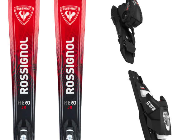 ROSSIGNOL HERO JR 100-140 + KID 4 GW