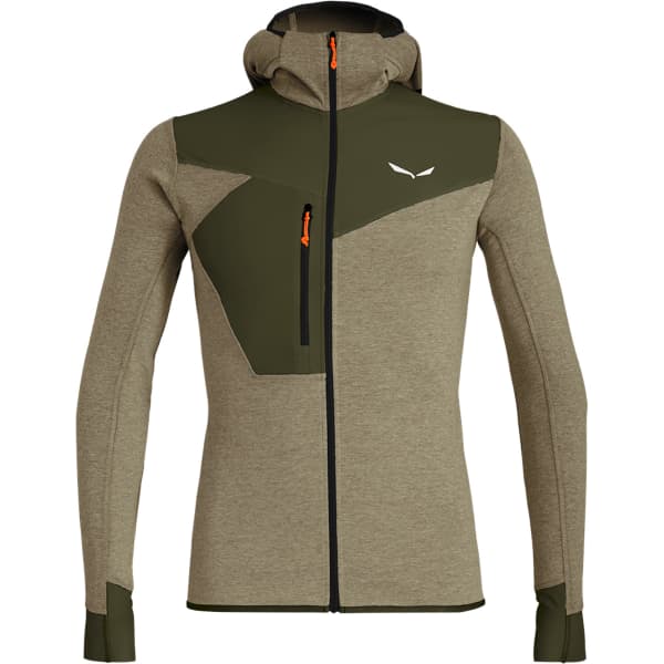 SALEWA PUEZ 2 DRY L/S HOOD FZ TEE