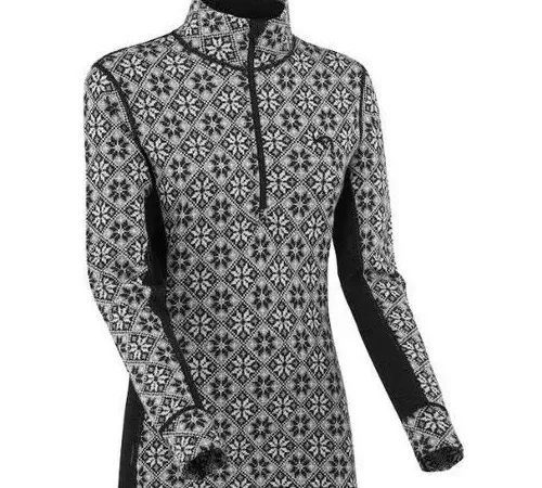 Sous vêtement technique demi-zip femme Kari Traa Rose