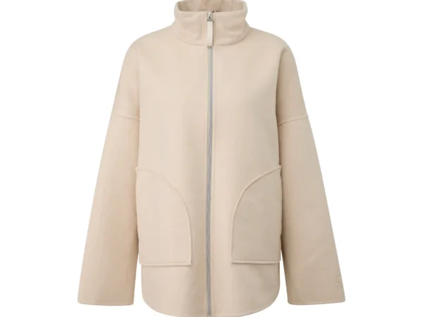 Veste en twill double face à col montant femme COMMA